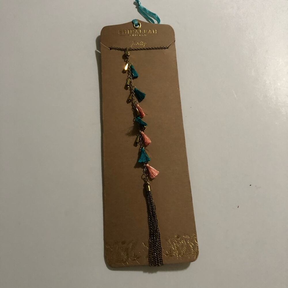 Shiraleah Chicago jewelry - Anthropologie - Constanza long necklace in gold NEW